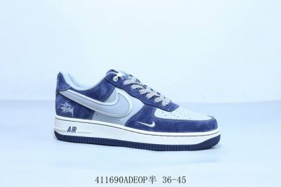 耐克 Nike Air Force 1 Af1耐克 低帮 空军一号休闲板鞋 斯图西 货号 Sj6698-007 41 Adeop半 36-45