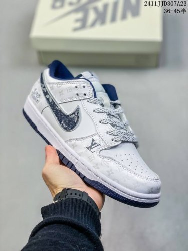 公司级带半码耐克nike Sb Zoom Dunk Low 板鞋 系列经典百搭休闲运动板鞋 鞋舌的填充，使舒适性大大提升，同时也更方便穿脱中底部分则加入了脚感柔