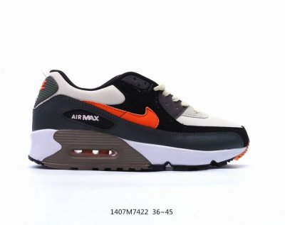 Nike Air Max 90初代系列低帮复古垫气搭百休运闲慢动跑鞋 号货:302519-008 Id:1407M7422