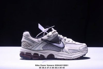 170 Nike Zoom Vomero V5 佛莫罗5代系列经典复古休闲运动慢跑鞋Fj2028-001 #采用环保纤维革饰片组合网眼布鞋面材质 正确后跟Tpu