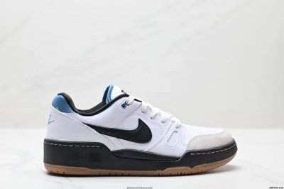 公司级Nike Full Force Lo扣篮系列 低帮休闲运动滑板板鞋 采用软质牛剖皮鞋面材质 鞋垫嵌入缓震乳胶 货号:Fb1362-101 尺码:39 40