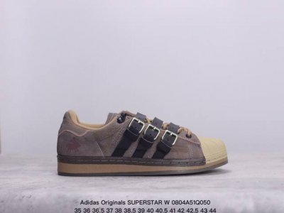 公司级adidas Originals Superstar W 纯原版本 渠道正品订单 诠释市场最高工艺水平 贝壳头经典小白板鞋 专柜上架同步配色 全鞋进口头层