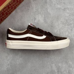本地 核心私 万斯Vans Sk8-Low Reissue S 美拉德色系 复古棕色 余文乐同款 范斯休闲帆布鞋复古滑板鞋 小红书爆款 得物 毒 推荐 纯原1: