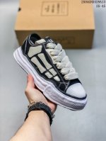 Maison Mihara Yasuhiro X Mmy Amiri Skel-Top Low 圆头系带 低帮 帆布鞋 张艺兴 王一博 王嘉尔 同款鞋 合适春夏