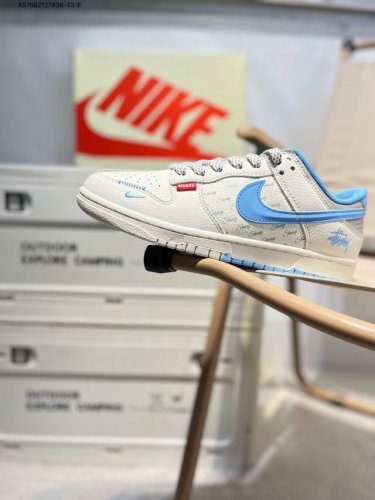Nike Sb Dunk Low“斯图西联名” 周年高端定制 低帮休闲板鞋 定制鞋盒 超高清洁度 皮料切割干净无任何毛边 细节完美Xs6089 As766212