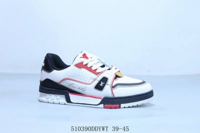 lv路易威登Louis Vuitton Trainer Sneaker Low五代板鞋休闲运动文化百搭板鞋 510390Ddywt 39-45
