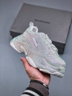540支持放店 Balenciaga Phantom Sneaker 满钻系列 巴黎世家全新4Xl潮流跑鞋 原厂楦头 做旧细节拉满 原鞋同步开发 巴黎世家3Xl