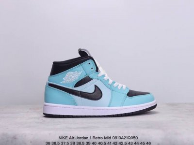 公司级nike Air Jordan 1 Retro Mid Aj1乔丹一代中帮经典复古文化休闲运动篮球鞋 货号:554724 413 尺码:36 36.5 3
