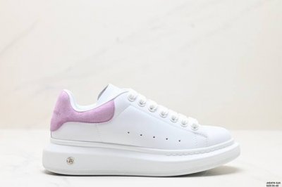 公司级意大利高奢品牌alexander Mcqueen亚历山大 麦昆 Sole Leather Sneakers低帮时装厚底休闲运动小白鞋 官网同步发售 官方新