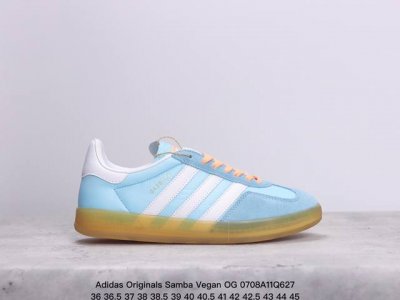 阿迪达斯三叶草adidas Originals Samba Vegan Og”Spd“桑巴舞系列绅士德训足球风百搭低帮休闲运动板鞋 Xm0708Q627