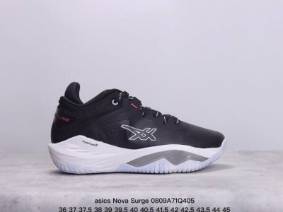 公司级亚瑟士专业品牌 Asics Nova Surge 原标半码制#全新原装数据开发人体工学一体式轻质贾卡双层编织鞋面,针织高弹性鞋舌+贴合感鞋领结构#可以感受