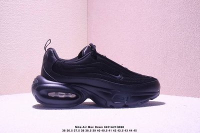 Nike Air Max Dawn 耐克 低帮 黎明系列低邦气垫百搭休闲运动慢跑鞋，从配色上彰显出浓厚的复古气质。最大的亮点当属鞋型设计上加入结构元素，汲取19