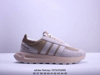 全新BOOST轻量缓震鞋底材质# 轻盈又不失动感，阿迪达斯adidas Originals Retropy E5 爆米花速度轻盈复古系列百搭透气休闲运动慢跑鞋。