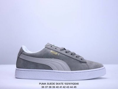 彪马PUMA SUEDE SKATE 低帮复古轻便透气防滑减震休闲鞋 时尚男女士板鞋潮运动鞋 货号：352634 尺码: 36-44 XM102 46