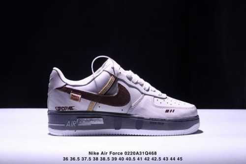 Nike Air Force 1 Low’07 空军一号低帮休闲板鞋 定制皮料 原楦原纸板 纯正空军版型 内置全掌气垫 货号：男 Cw2288-114 女 Dd