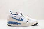 公司级三合一最强合体，多种新配色回归耐克Nike Air Jordan Legacy 312 Low”White Grey Fog Blue Red“乔丹最强三