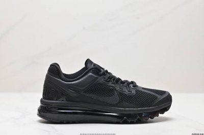 公司级nike Air Max 2013 联名气垫跑鞋 整体依旧以stussy标志性的麻布编织材质覆盖 鞋身大面积采用了网眼材质为主 并且后跟部分还带有反勾sw
