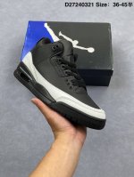 170 真标Air Jordan 3 Retro 迈克尔·乔丹Aj3代中帮复古休闲运动文化篮球鞋 货号:136064-105 尺码:36 36.5 37.5 3