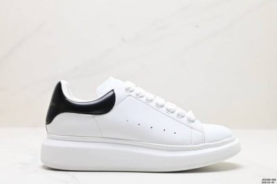 公司级意大利高奢品牌alexander Mcqueen亚历山大 麦昆 Sole Leather Sneakers低帮时装厚底休闲运动小白鞋 货号:462214
