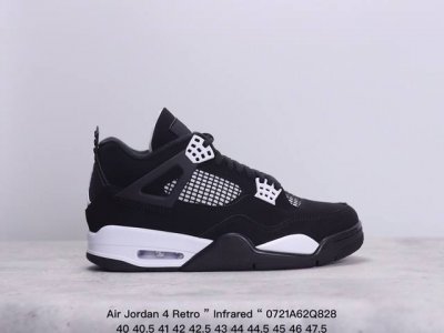 公司级aj4 Air Jordan 4 Retro ” Infrared “ Aj4乔4 男子文化篮球鞋 大厂出品 主力合作工厂 全新模具开发 纯正4代正确鞋型