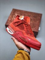 Air Jordan 4 Retro Low X Nigel Sylvester Og Brick By Brick Bike 橙棕最高工艺复刻 原装无色差修正