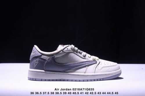 Travis Scott X Fragment Design X Jordan Air Jordan 1 Low Og Sp Ts联名 “米白青草绿” 多方联名