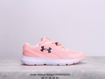 Under Armour Surge3舒适织物减震防滑耐磨透气轻便低帮休闲跑步鞋 Xm0710Q222