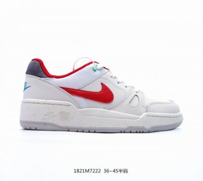 公司级耐克nike Full Force Lo扣篮系列低帮休闲运动滑板板鞋采用软质牛剖皮鞋面材质#正确后跟反口里弧度#原厂中底布正确印刷#鞋垫嵌入缓震乳胶+So