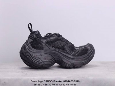 公司级balenciaga Cargo Sneaker 巴黎世家十一二代圆头系带 公司级版本 舒适百搭低帮生活休闲鞋老爹鞋 全套原纸板楦头开发 最原汁原味的灵魂