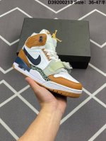 真标Nike Air Jordan Legacy 312 High Aj312 耐克乔丹三合一混合版本高帮文化休闲运动篮球鞋 货号:Av3922-126 尺码: