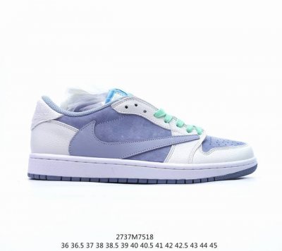 公司级aj1倒勾travis Scott X Air Jordan 1 ” Reverse Mocha “ Aj1乔1 Ts 闪电 联名倒钩 低帮文化篮球鞋 完