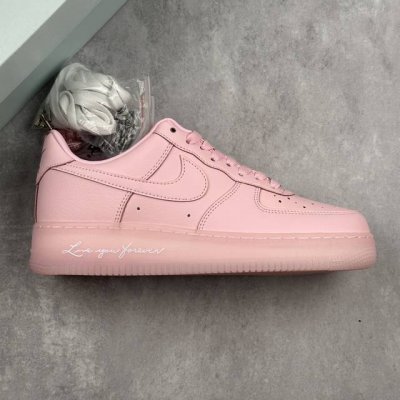 本地260 核心私 nike Air Force 1 Low 07 X Darke Nocta Pink Foam 粉色 低帮休闲运动板鞋 原楦头原纸板 打造纯