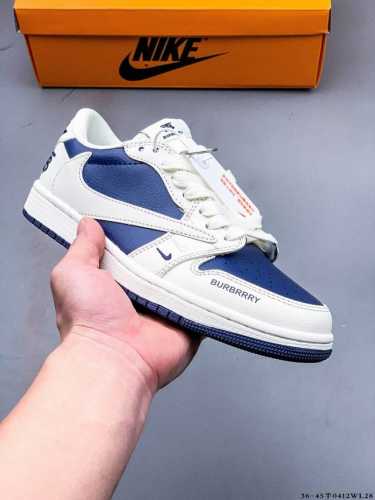 公司级！耐克Nike Air Jordan Low 1 乔1低帮倒勾经典休闲鞋 0412Wl28