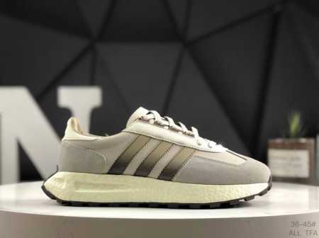 公司级带半码全新Boost轻量缓震鞋底材质# 轻盈又不失动感，阿迪达斯Adidas Originals Retropy E5 爆米花速度轻盈复古系列百搭透气休闲 - 点击图像关闭