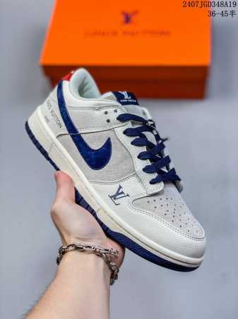 头层特价套现 Nk Dunk Low Retro Diy高端定制 Lv灰白蓝 低帮休闲运动板鞋 原装头层材料 用料绝不含糊 独家版型蒸餾加工帶來的是更好的视觉和 - 点击图像关闭