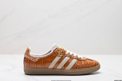 公司级adidas Originals Wales Bonner Samba Og桑巴舞系列绅士德训足球风百搭低帮休闲运动板鞋 货号:Jh9826 尺码:35.
