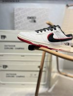 Nk Dunk Low Cdg联名 三方联名 Sb低帮休闲板鞋 #美国著名户外品牌与日本东京设计师川久保玲Cdg联合打造街头滑板鞋，有北面雪山简约的风格，还有C
