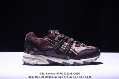 公司级asics Gel-Sonoma 15-50 亚瑟士系列山系风户外低帮休闲运动跑步鞋 Asics发布的gel-Sonoma 15-50系列新品，从外形来看