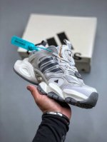 adidas Vento Xlg Deluxe 潮流前卫科技 休闲运动老爹鞋未来科技主义线条勾勒前卫张力呈现饱满立体的3D感鞋身浑厚中底搭载轻薄橡胶外底皮革鞋面