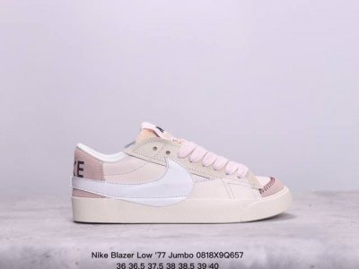 耐克 Nike Blazer Low '77 Jumbo 男女子运动鞋抓地板鞋革新重塑经典街头人气鞋款 采用人气传统外观，巧搭大号耐克勾勾设计和宽大鞋带。柔软泡