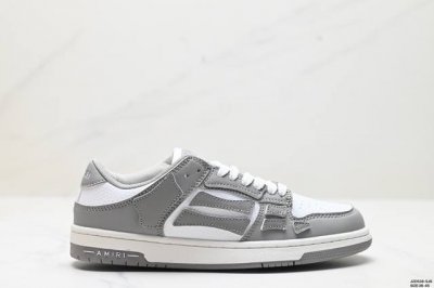 真标amiri Skeleton Low-Skel Top Sneakers 埃米尔骨骼系列 低帮 经典百搭休闲运动板鞋 尺码:36-45 id:Jzd538-