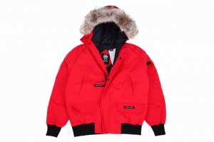 490 01款大红：加拿大鹅牌 羽绒服系列 Canada Goose / 加拿大鹅 原厂一致防水面料/国标90白鸭绒/Ykk 正品拉链/西伯利亚郊狼毛领/原厂一