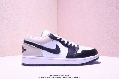 耐克 乔丹Air Jordan 1 Low Aj1 乔1 乔丹1代Aj1 低帮复古文化休闲运动篮球鞋，从1985 年面世的元年款汲取设计灵感，采用简洁大方的经典