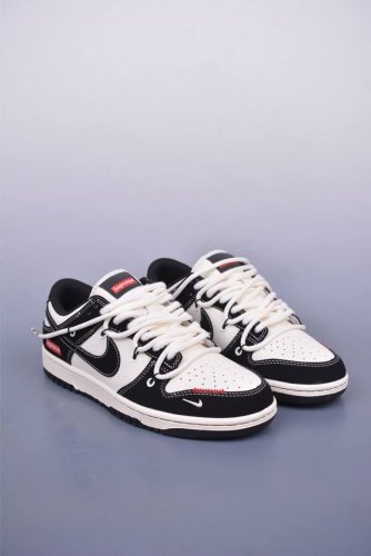 Nike Sb Dunk Low Supreme联名 解构抽绳鞋带 纯原大厂出品 极力推荐 原装头层材料 独家版型蒸餾加工 帶來的是更好的视觉和脚感体验 大厂纯
