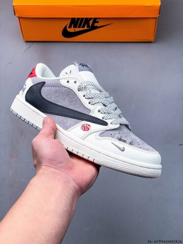 真标半码！耐克Nike Air Jordan Low 1 乔1低帮倒勾联名经典休闲鞋 04 1X26