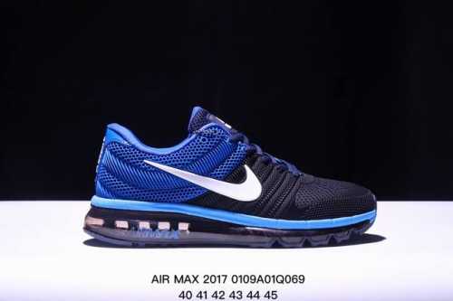 Nike Air Max 2017 耐克17款大气垫 滴塑纳米材质 舒适脚感软底 耐磨缓震运动休闲跑鞋 40-45 Xm0109Q069