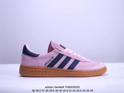 公司级ad Originals Handball Spzl 手球运动员系列百搭休闲运动板鞋 粉黑 If6561 口碑大厂出品 品控大底版型不断改良更新 原厂皮料