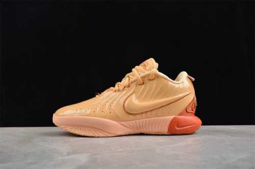 420 纯原版本 Nk Lebron Xxi Ep 勒布朗詹姆斯全新签名 实战篮球鞋 Fv2346-800 #采用与Zoom Air缓震配置协同配合的绳线包覆系
