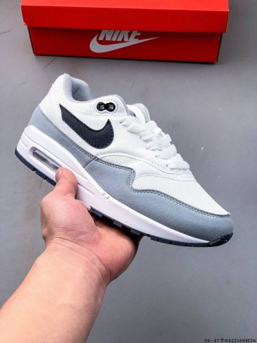 顶级纯原版本 头层皮打造市面最强工艺 耐克 Nike Nike Air Max 1 87 限定配色 气垫缓震跑步鞋 042 H36