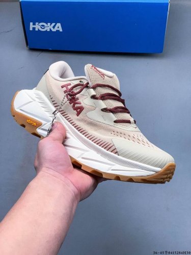 集图 Hoka Skyline-Float X 新款户外登山越野鞋！中底嵌入pebax推进版，提供更回弹支撑脚感与推进力；Vibram黄金大底采Xs Trek复